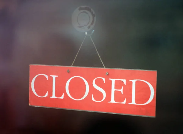 Closed Sign Close — Stock Photo, Image