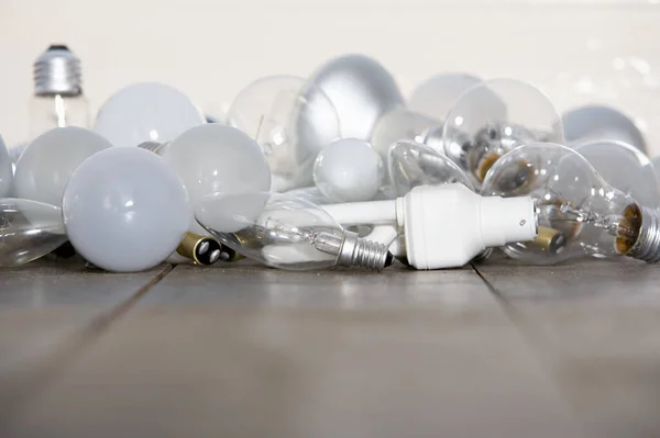 Lightbulbs Glass Material — Stock Photo, Image