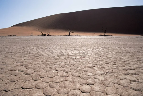 Пустыня Голубым Небом — стоковое фото