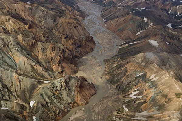 Island Landmannalaugar Hekla Vulkan — Stockfoto