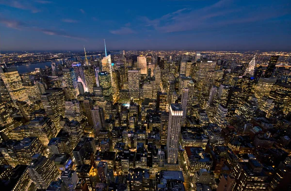 Vue Sur Manhattan Ville New York Etats Unis — Photo