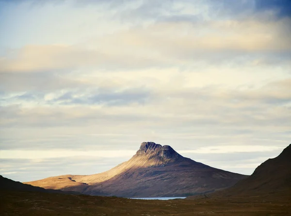 View Stac Pollaidh Assynt North West Highlands Шотландия Великобритания — стоковое фото