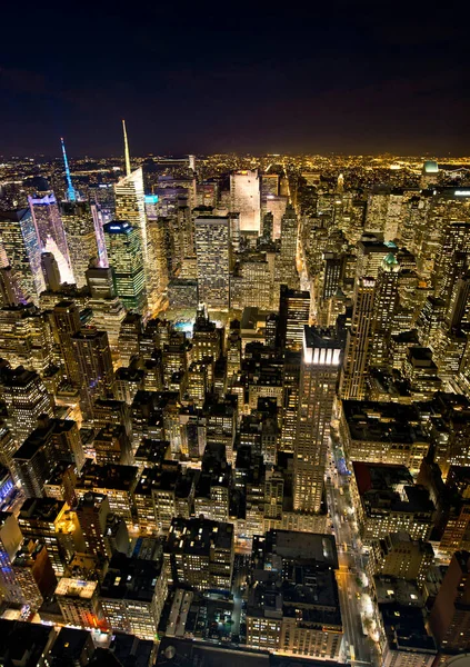 Vista Dall Empire State Building Manhattan New York Stati Uniti — Foto Stock