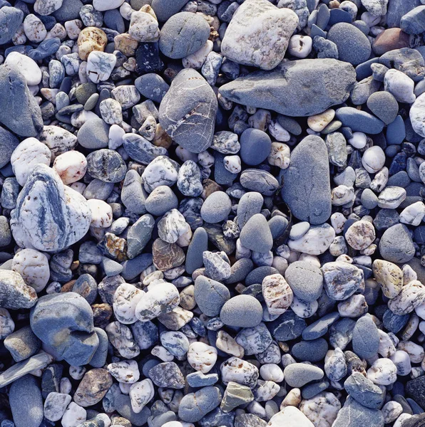 Pebbles Spiaggia Texture Sfondo — Foto Stock