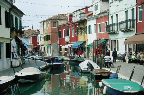 Burano Venetië Italië — Stockfoto