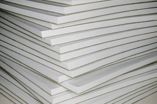 Pilha Cadernos Brancos — Fotografia de Stock