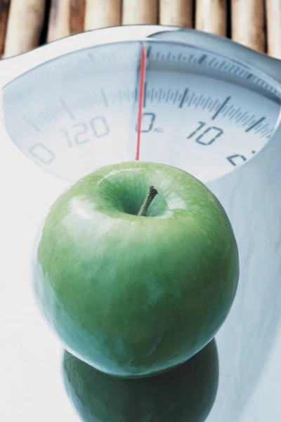 Manzana Básculas Primer Plano — Foto de Stock