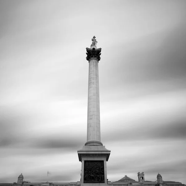 Nelsons Kolom Trafalgar Square Londen Verenigd Koninkrijk — Stockfoto