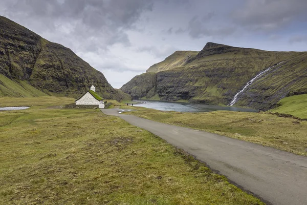 Saksun Faroe Adaları Danimarka — Stok fotoğraf