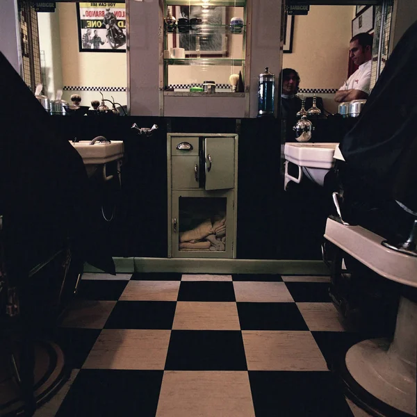 Barbershop 인테리어 — 스톡 사진