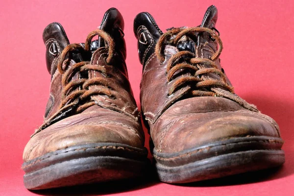 Pair of old boots — Stock Photo, Image