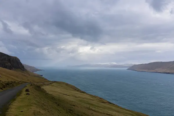 法罗群岛的Hestfjordur — 图库照片