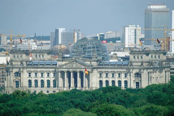 Reichstagu Berlíně Německo — Stock fotografie