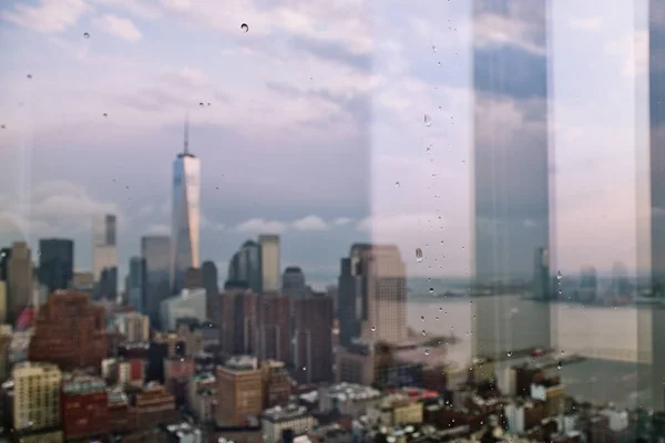 Ventana Vista One World Trade Centre Nueva York — Foto de Stock