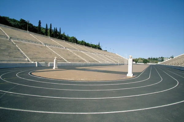 Eski Olimpiyat Stadyumu Atina Yunanistan — Stok fotoğraf