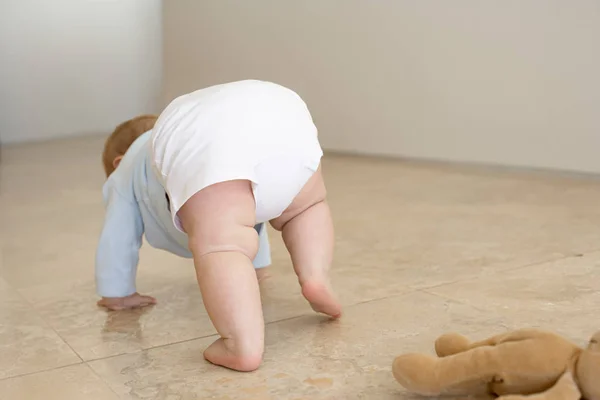 Crawling baby cute rare view