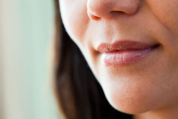 Close Female Mouth — Stock Photo, Image