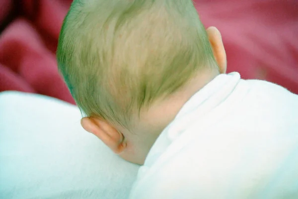 Bakre Delen Barnets Huvud — Stockfoto