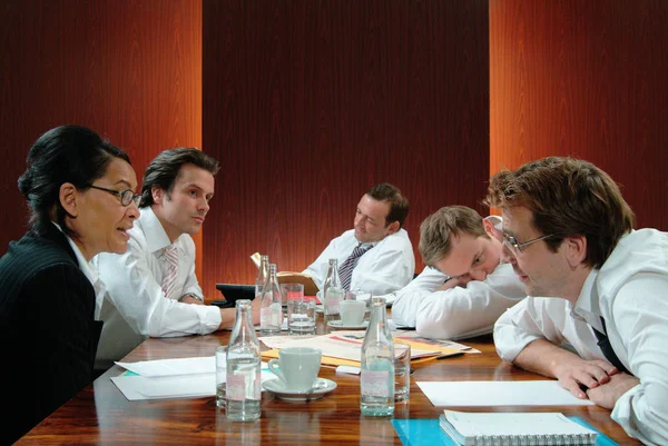 Reunião Boardroom Grupo Empresários — Fotografia de Stock