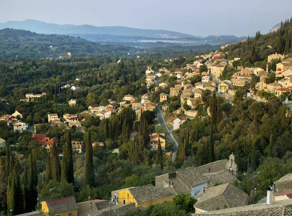 Utsikt Över Bergsstaden Sardinien Italien — Stockfoto