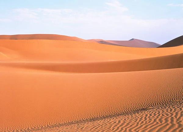 Namibische Woestijn Met Blauwe Lucht — Stockfoto