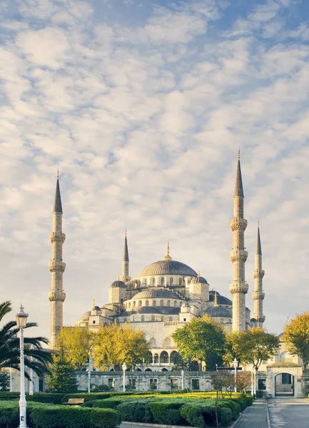 土耳其伊斯坦布尔蓝色清真寺 苏丹艾哈迈德清真寺 — 图库照片