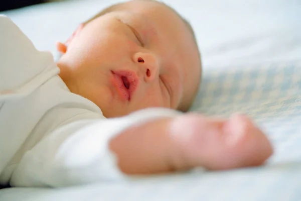 New Born Asleep Close — Stock Photo, Image