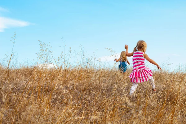 Les Filles Jouent Diablo State Park Californie États Unis — Photo