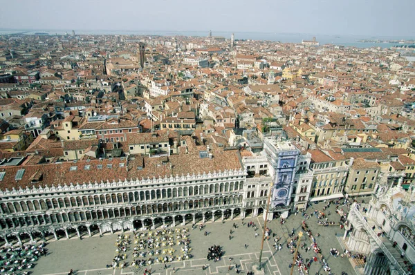 Vista Campanile Venezia Italia — Foto Stock