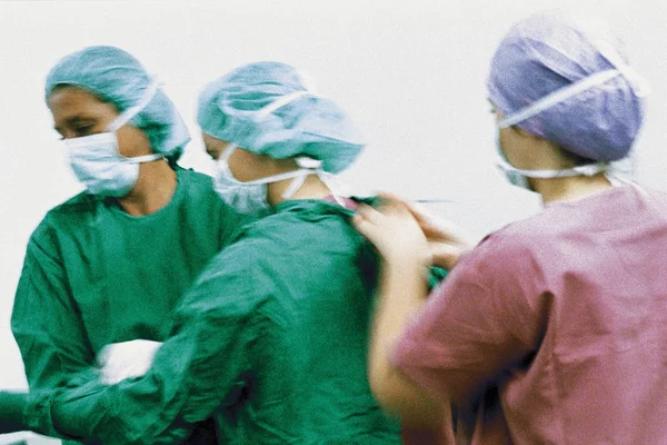 Cirurgiões Curativos Para Operação — Fotografia de Stock