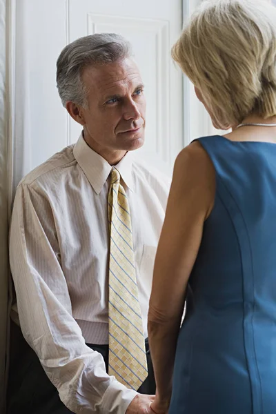 Couple Gazing Each Other — Stock Photo, Image