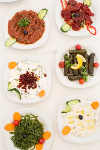 Tradiční Mezze Sigacik Seferihisar Turecko — Stock fotografie