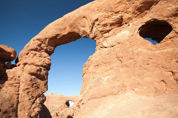 Turret Arch Arches National Park Moab Utah Usa — стокове фото
