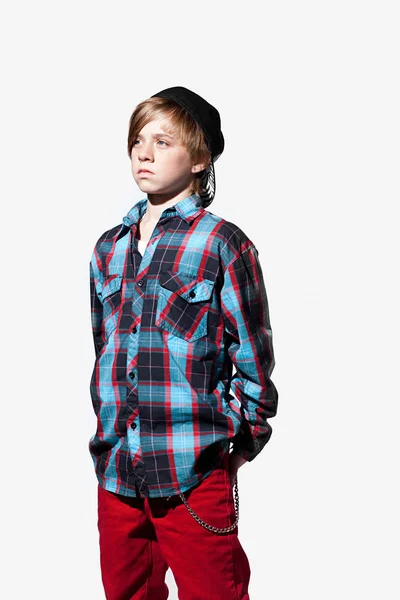 Porträt Eines Pubertierenden Jungen — Stockfoto