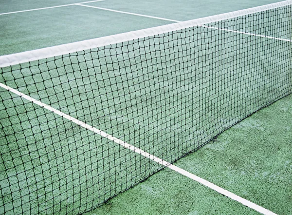 Tennisbana Närbild — Stockfoto