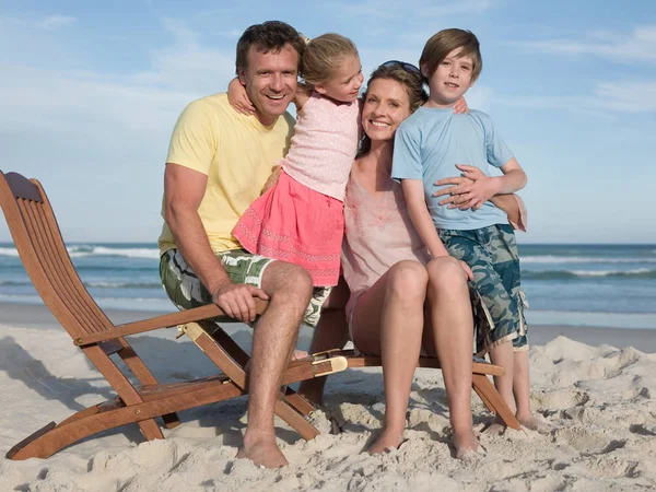 Familie Liegestuhl — Stockfoto