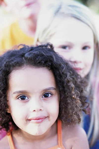 Portret Van Twee Meisjes — Stockfoto