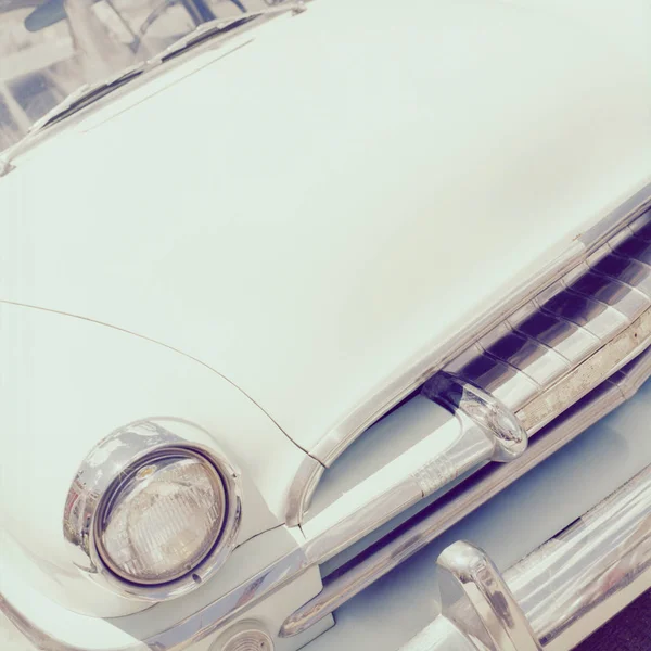 Carro Vintage Imagens Grande Plano — Fotografia de Stock