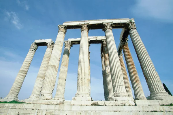 Olimpiyat Tapınağı Zeus Atina Yunanistan — Stok fotoğraf