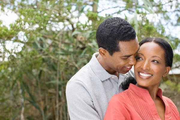 Africano Americano Pareja Amorosa — Foto de Stock