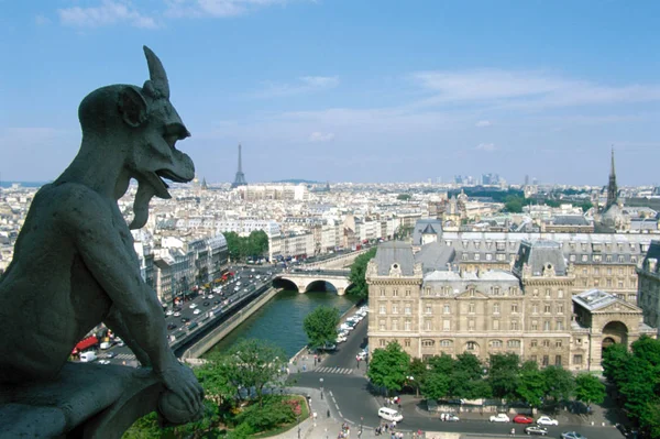 Blick Von Notre Dame Paris Frankreich — Stockfoto