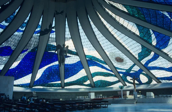 Brasilia Cathedral View — Stok Foto