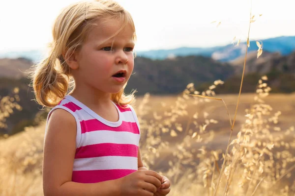 Ragazza Parco Diablo State Park California Usa — Foto Stock