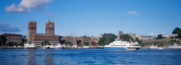 Port Oslo Par Temps Ensoleillé — Photo