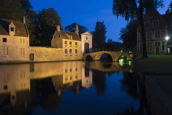 Begijnhof View Bruges Belgique — Photo