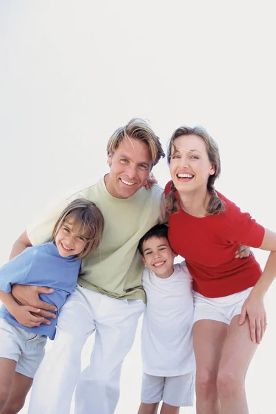 Retrato Grupo Familia Feliz —  Fotos de Stock