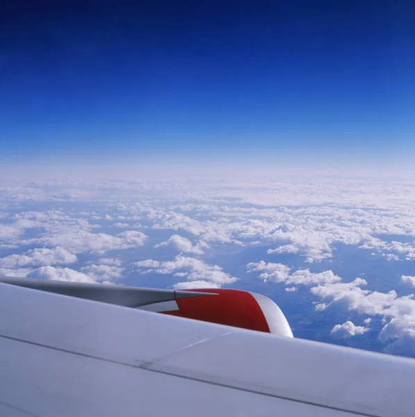 Blick Aus Dem Flugzeug — Stockfoto