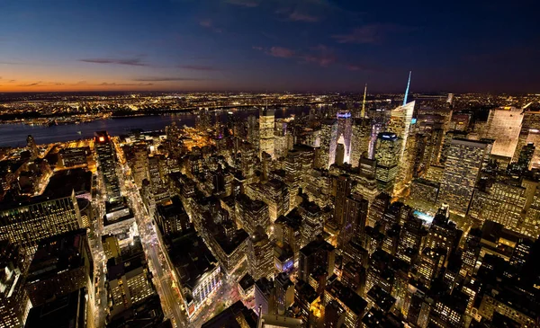Άποψη Του Μανχάταν Νέα Υόρκη Ηπα — Φωτογραφία Αρχείου