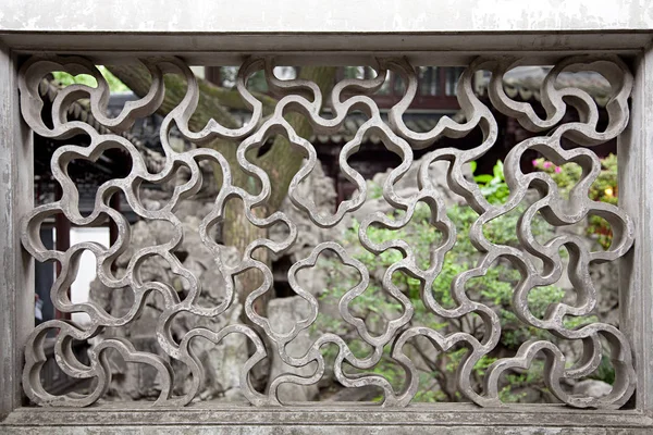 China Shanghai Pattern Wall Garden — 스톡 사진