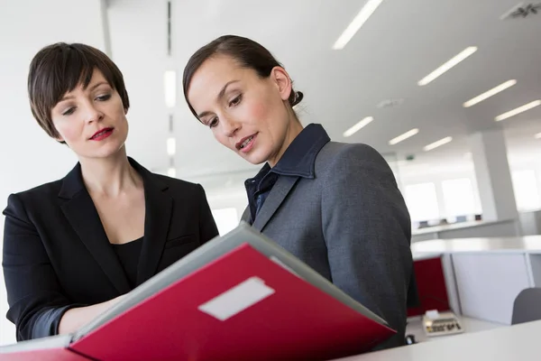 Imprenditrici Che Lavorano Insieme Alla Scrivania — Foto Stock